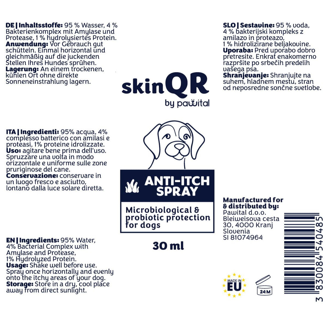 skinQR Anti-Juckreiz Spray (30ml)